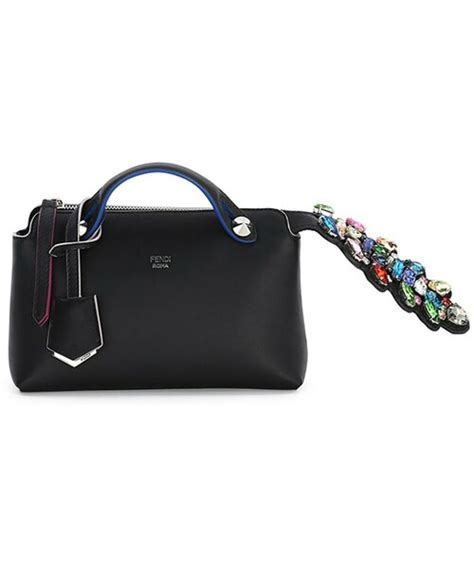 fendi by the way mini crystal-croc-tail satchel bag|Mini Bags .